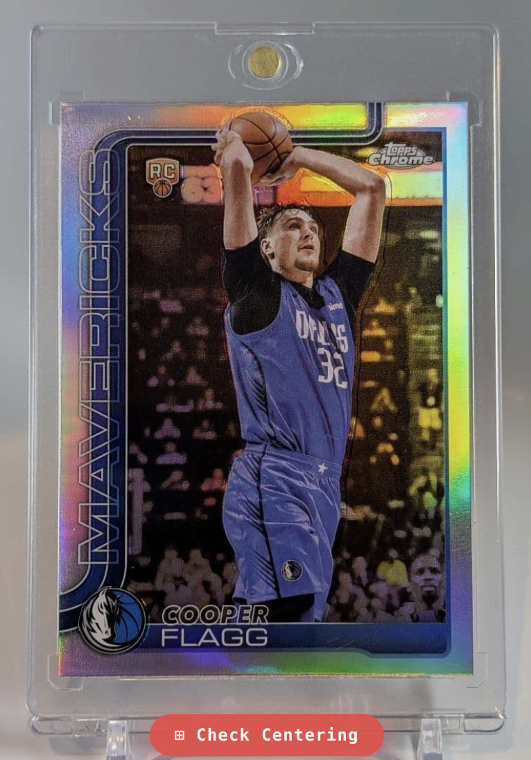 eBay listing with a Check Centering button injected over the main card image